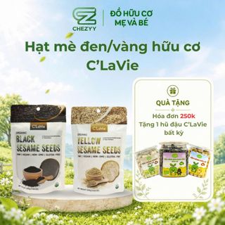 Hạt mè đen, mè vàng hữu cơ C'LaVie 200g thuần chủng, không biến đổi gen