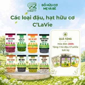 Các loại đậu, hạt hữu cơ C'LaVie thuần chủng, không biến đổi gen