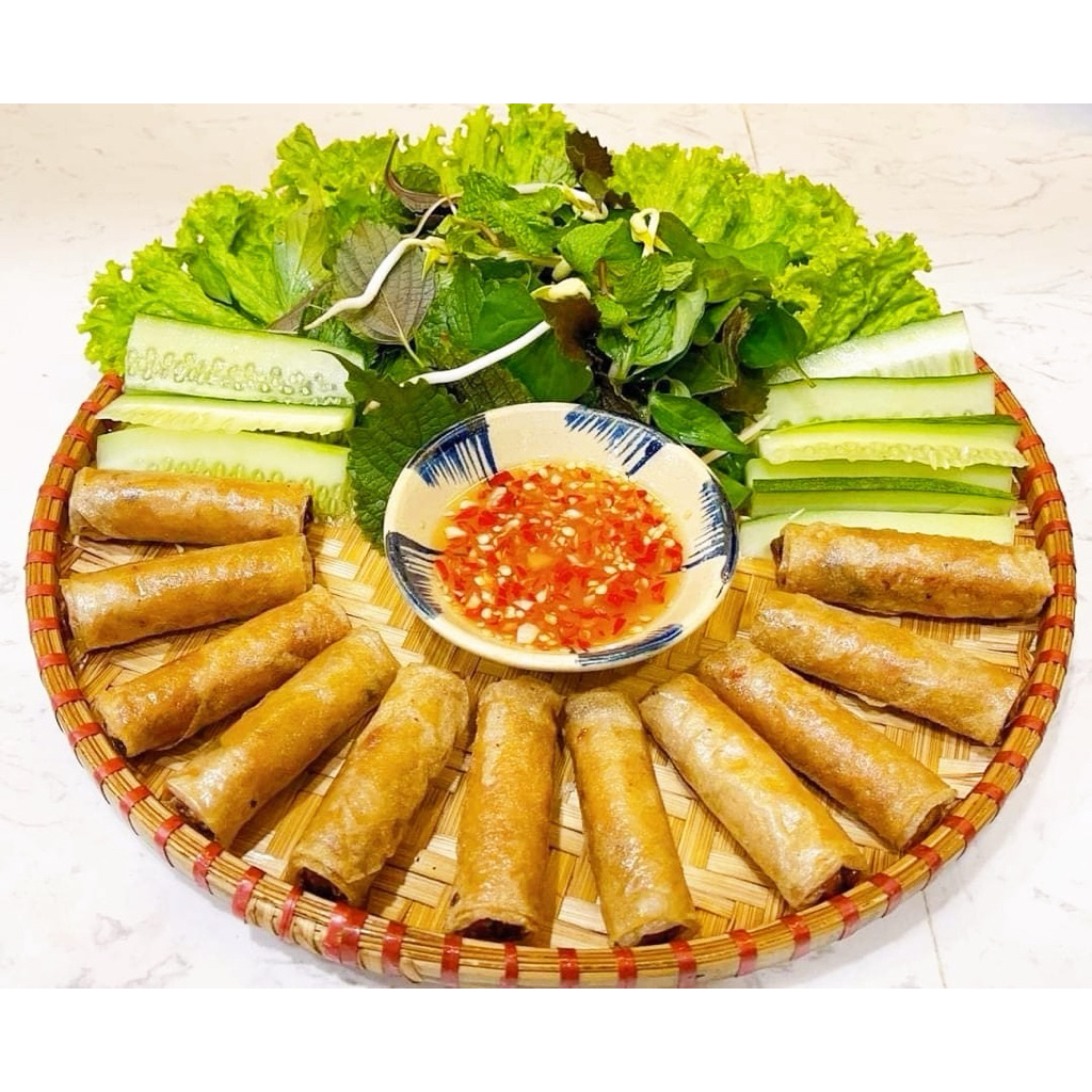 Vỏ ram Hà Tĩnh - Chả ram cuốn nem, Giòn Rụm, Vàng Óng, 100% nguyên liệu tự nhiên