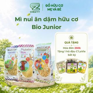 Mì ăn dặm hữu cơ Bio Junior cho bé từ 8 tháng tuổi