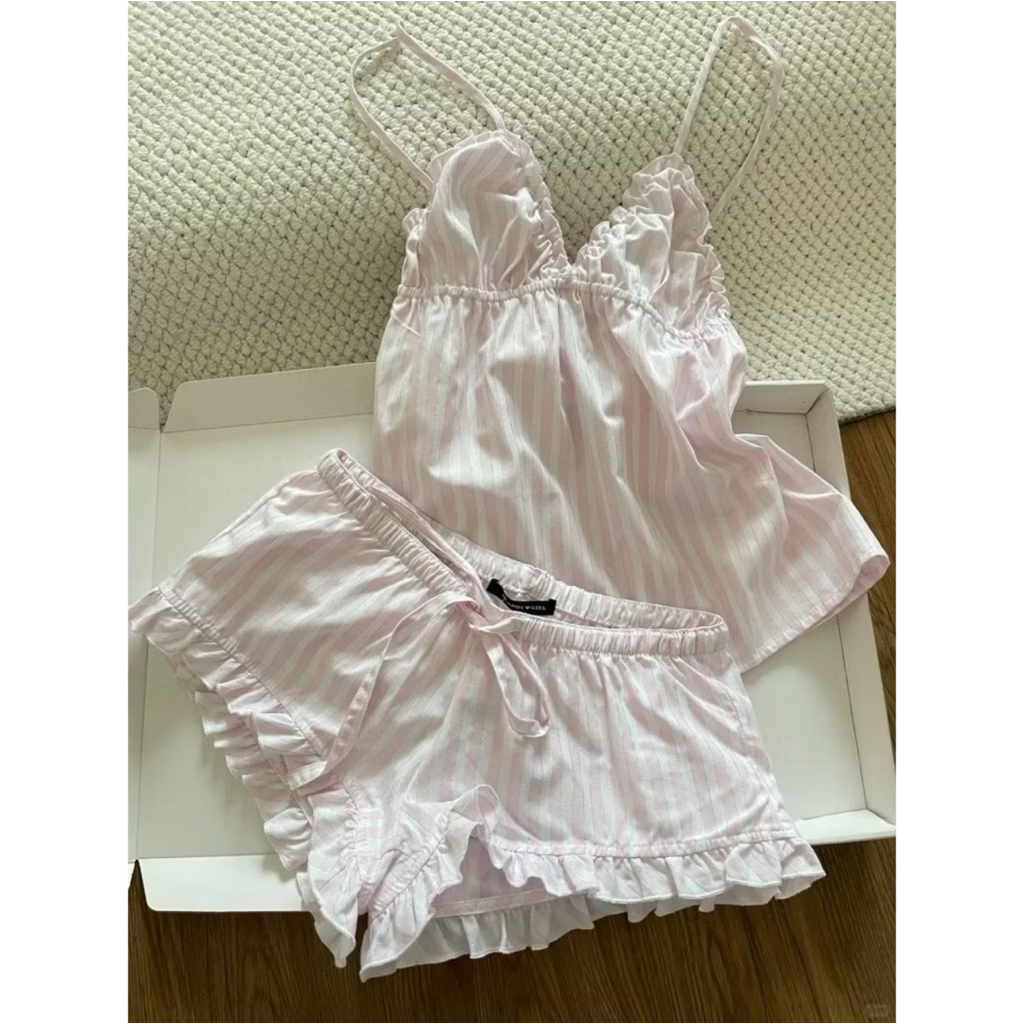Bộ đồ ngủ 2 dây Cottege
