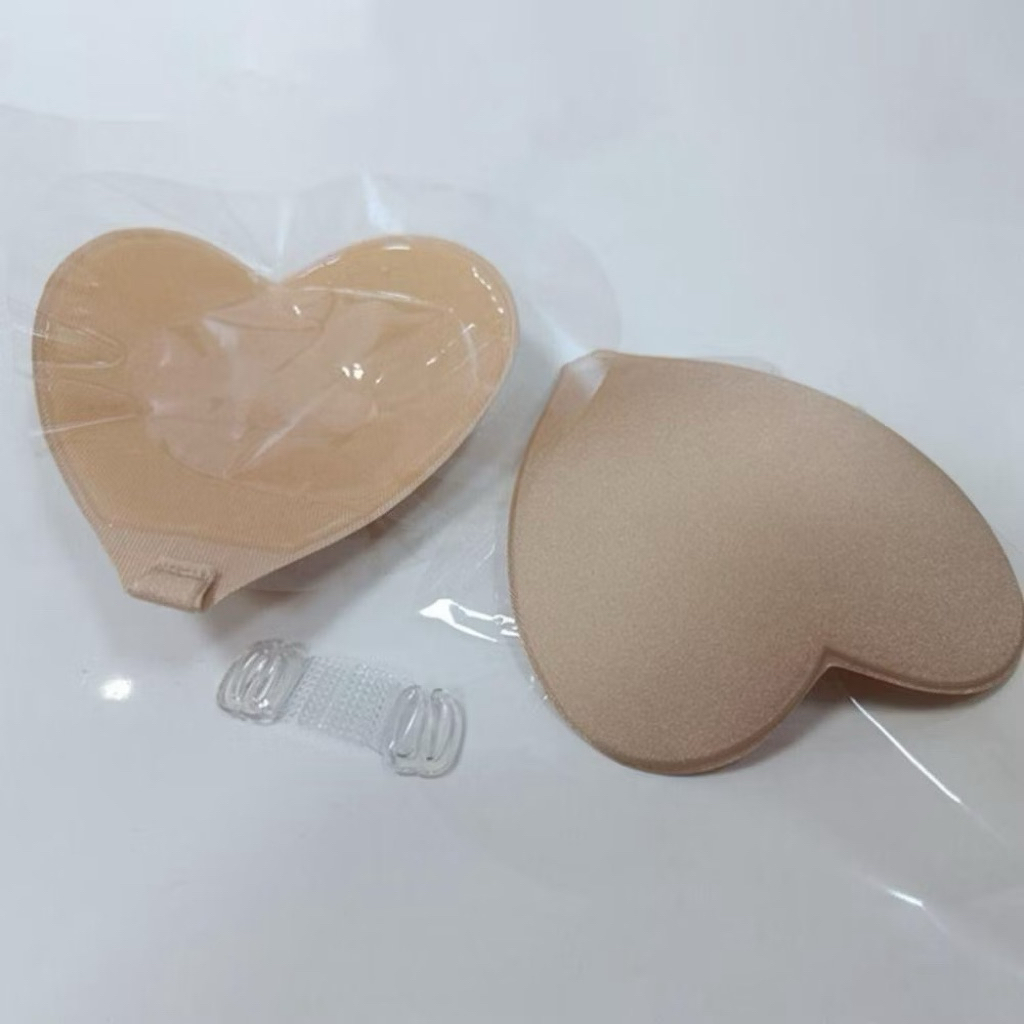 Áo dán ngực hình trái tim cài trước không dây, Miếng dán ngực hình trái tim cài trước nâng ngực không dây sexy