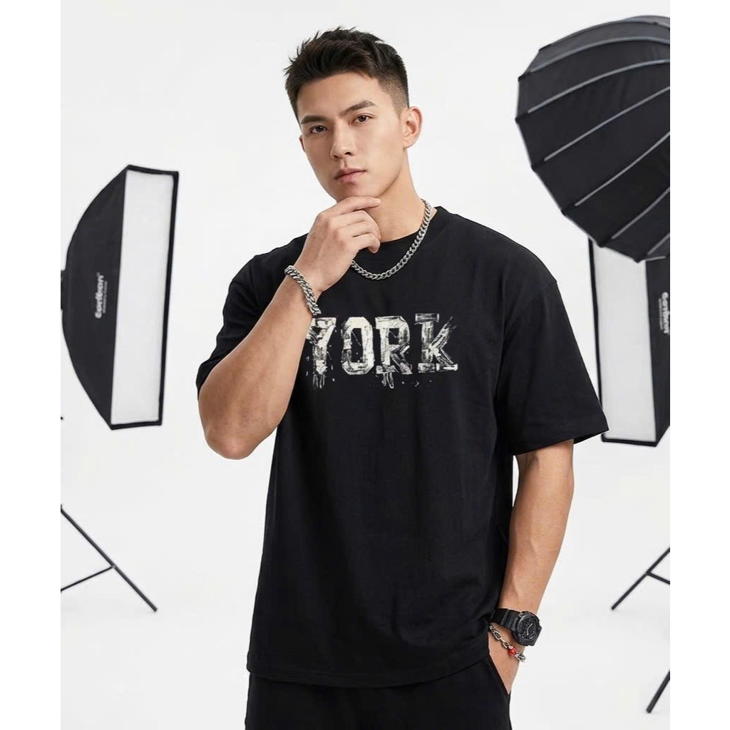 Áo thun Stee Cổ tròn Oversize YORK Localbrand ICVCVNI Unisex