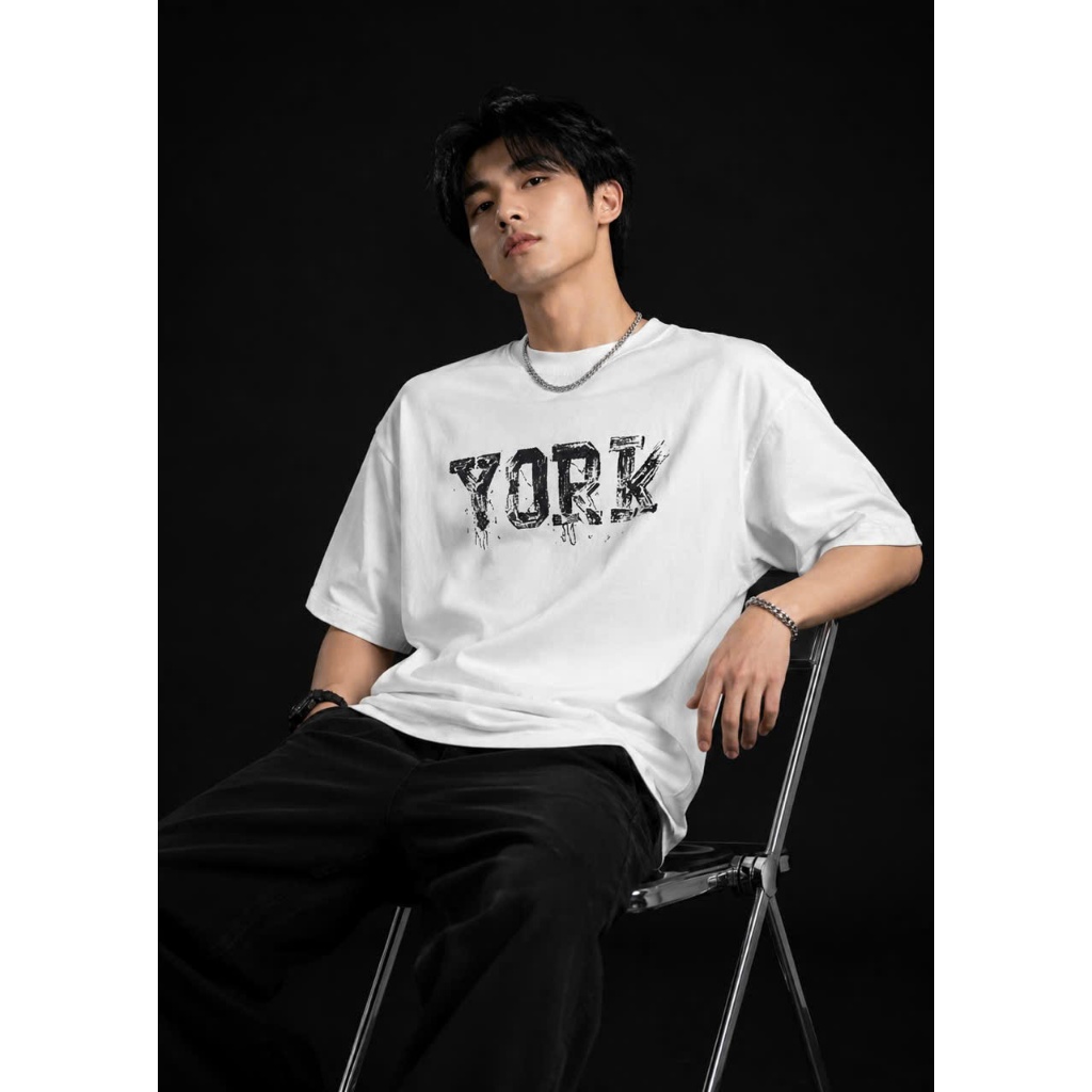 Áo thun Stee Cổ tròn Oversize YORK Localbrand ICVCVNI Unisex