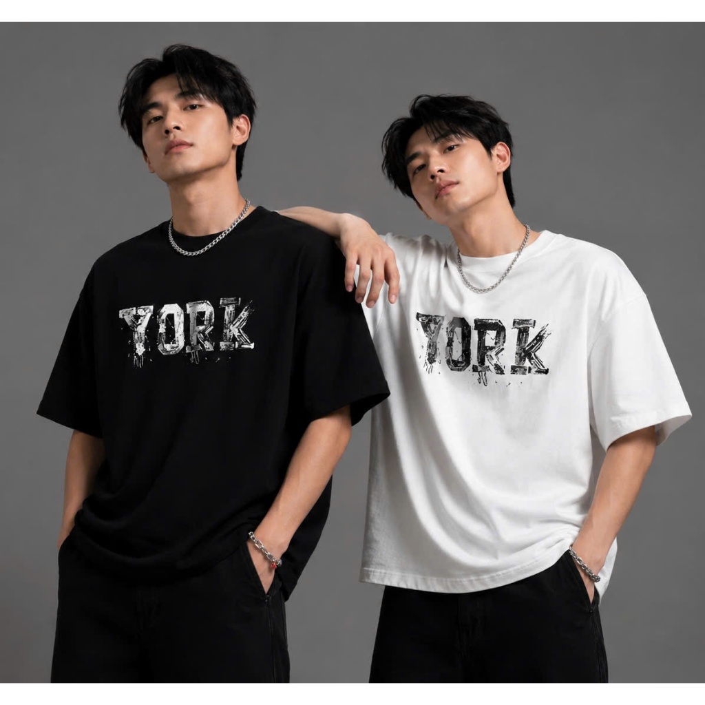 Áo thun Stee Cổ tròn Oversize YORK Localbrand ICVCVNI Unisex