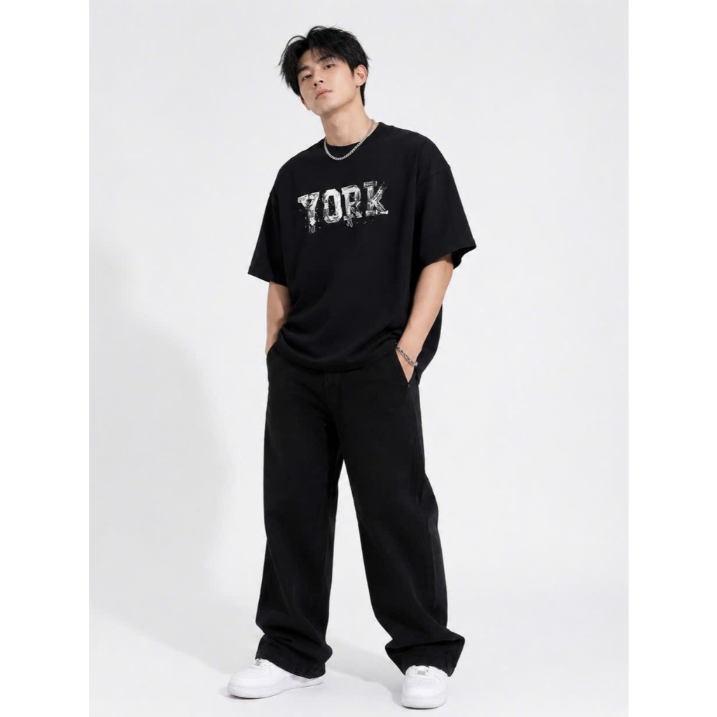 Áo thun Stee Cổ tròn Oversize YORK Localbrand ICVCVNI Unisex