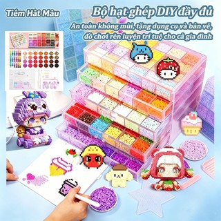【TẶNG COMBO】Bộ Hạt Nhựa Ép DIY Sáng Tạo - Đồ Chơi Giáo Dục Tuổi 14+ (Đủ Bộ)