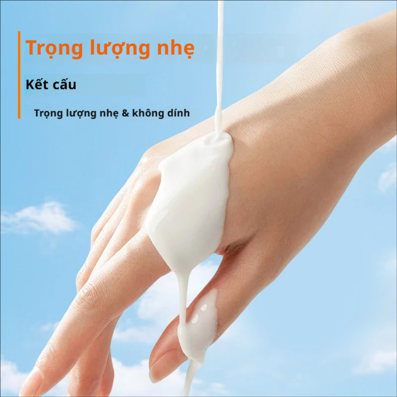 Kem chống nắng SPF30+ PA+++, tươi mát, tự nhiên, làm sáng da, giá cả phải chăng cho sinh viên, bảo vệ da khỏi tia UV khi