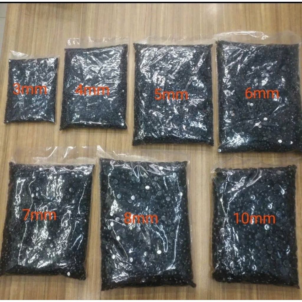 Mắt thú đen làm handmade nhiều kích thước