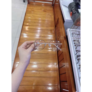 Bán xả kho combo 2 cây bộ gọng kính mắt teen tròn kim loại thép không gỉ cho sinh viên
