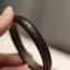 Vòng Gỗ Trầm Hương Bản Dày Vân Đẹp Gia Công Thủ - Vòng tay Tâm Kinh Hoa Sen