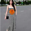 Đầm 2 dây suông in hình mặt cười và mèo , chất thun zip lụa đẹp