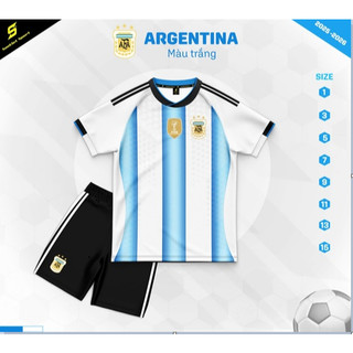 Bộ Quần Áo Bóng.Đá Trẻ Em – Đội Tuyển Hà Lan, Argentina, Bỉ, Italia ( thun )