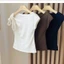 Áo kiểu lệch vai buộc nơ