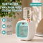 ️ QUẠT ĐIỀU HÒA MINI PHUN SƯƠNG TAI MÈO – MÁT LẠNH TỨC THÌ, DỄ THƯƠNG HẾT NẤC