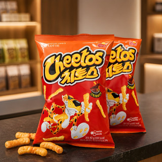 Bánh Snack Lotte Cheetos vị cay ngọt và BBQ 82gr