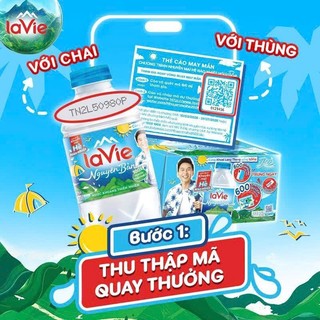 [Hỏa Tốc HCM] Thùng 24 chai Nước khoáng thiên nhiên LaVie 500ml chính hãng