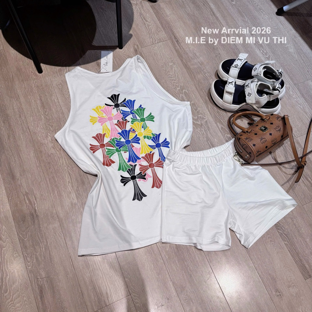 Set tank top siêu mát e sẵn quầy