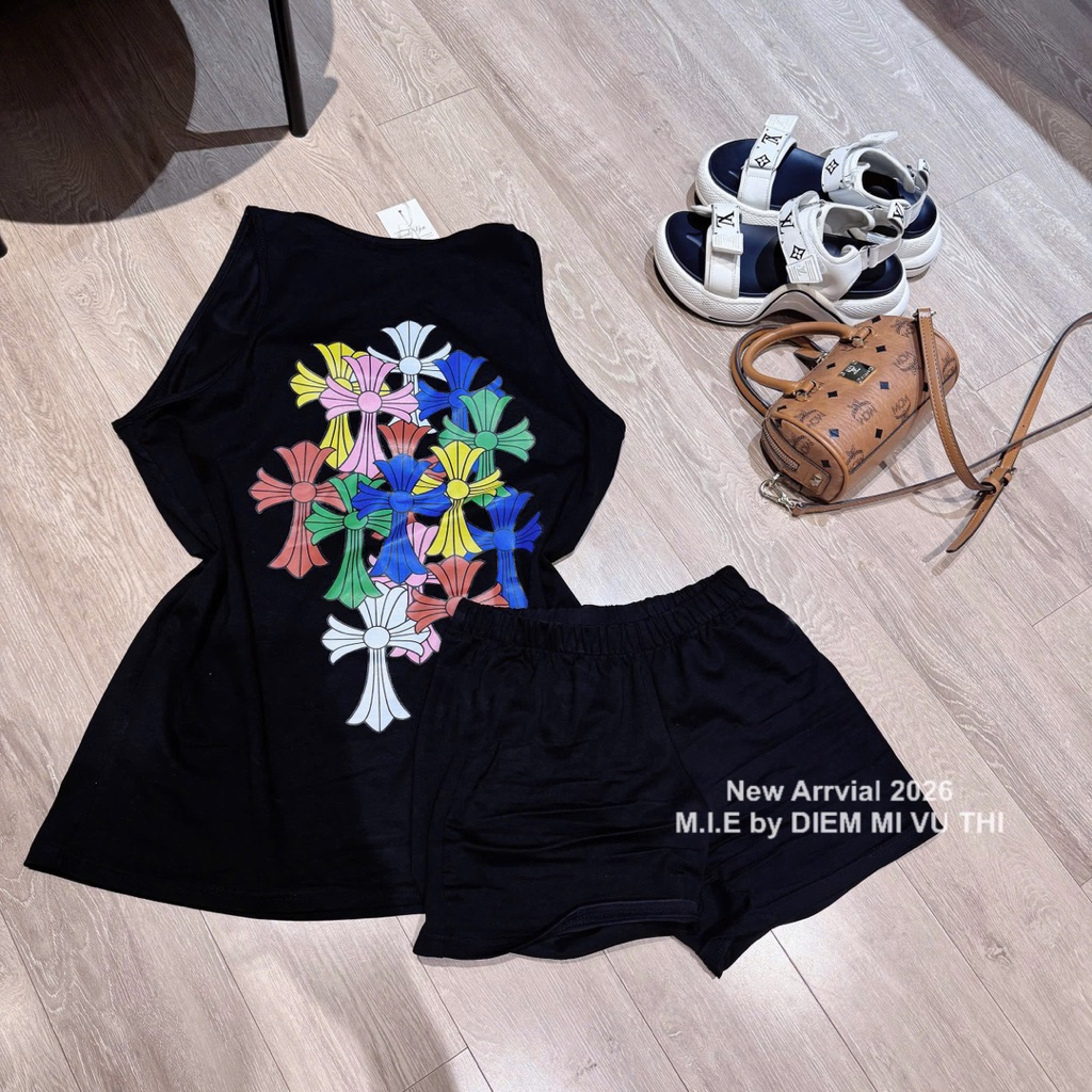 Set tank top siêu mát e sẵn quầy