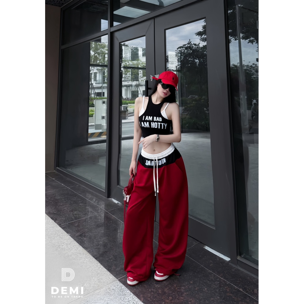 Set 3in1 I AM BAD - HOTTY phối cá tính, phom siu hack dáng chất liệu sịn mịn tone màu mix nổi bật 🔥
