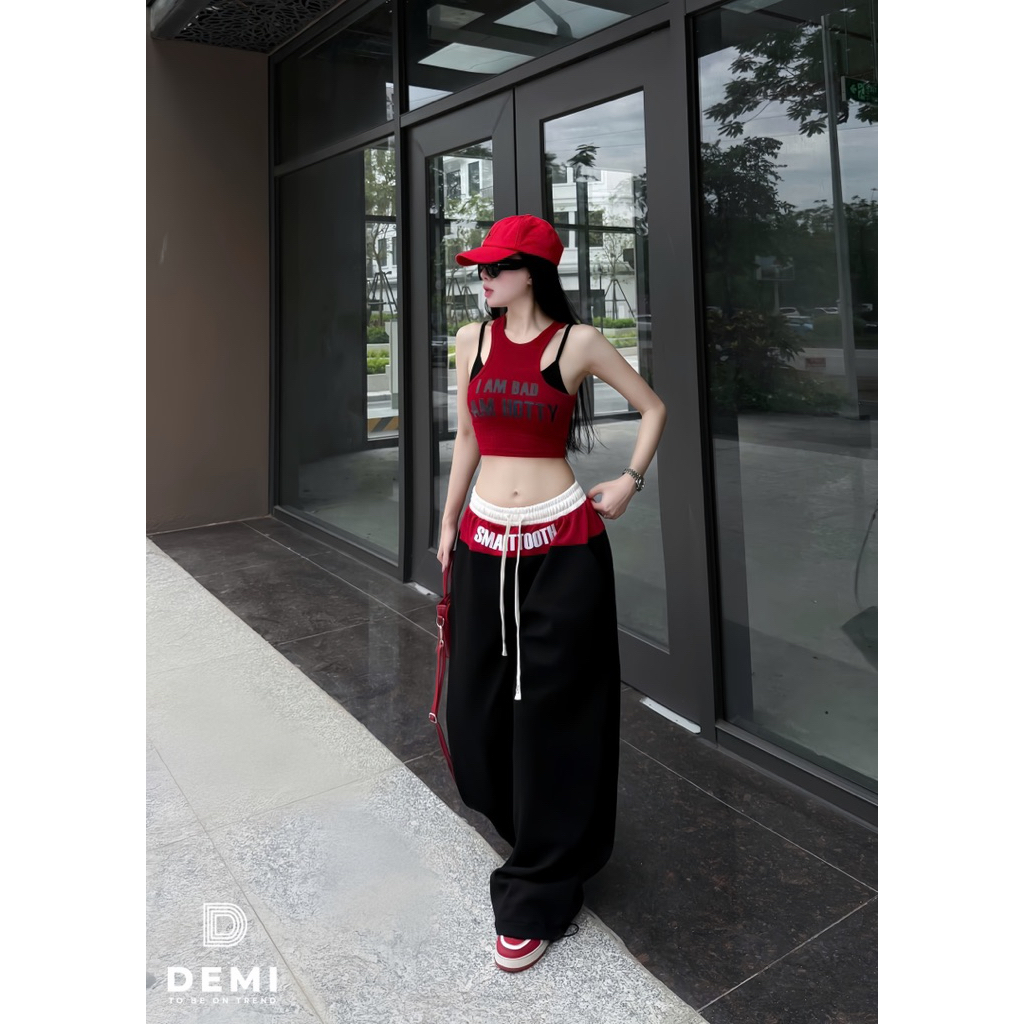 Set 3in1 I AM BAD - HOTTY phối cá tính, phom siu hack dáng chất liệu sịn mịn tone màu mix nổi bật 🔥