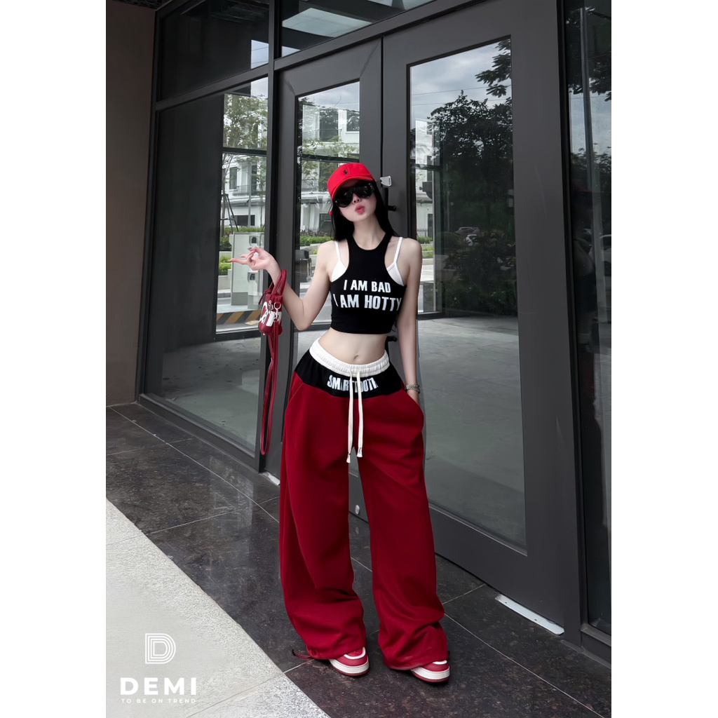 Set 3in1 I AM BAD - HOTTY phối cá tính, phom siu hack dáng chất liệu sịn mịn tone màu mix nổi bật 🔥