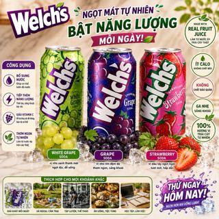 Nước soda Welchs nội địa Hàn Quốc 355ml