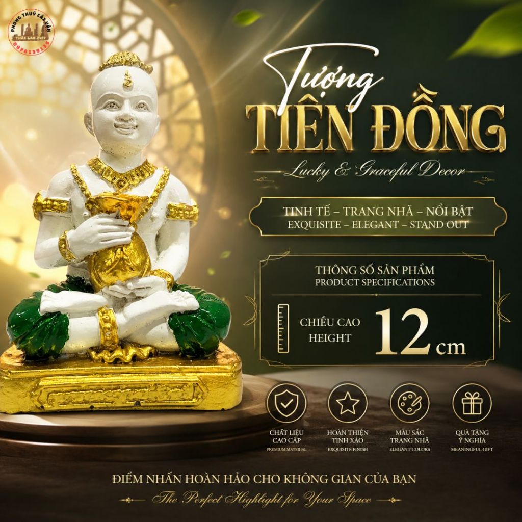 VẬT TRANG TRÍ MINI MANG THEO BÊN NGƯỜI CAO 12CM