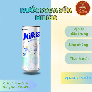 Nước Soda Sữa Milkis Vị Chuối | Mì Việt Casumo - Thương Hiệu Hàn Quốc (250ml/lon)