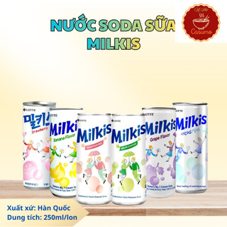 Nước Soda Sữa Milkis Vị Chuối | Mì Việt Casumo - Thương Hiệu Hàn Quốc (250ml/lon)