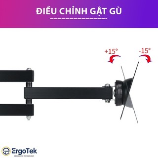 Giá Treo Màn Hình Máy Tính ErgoTek E83 14 - 32 Inch, Xoay 360 Độ (Hàng Chính hãng )