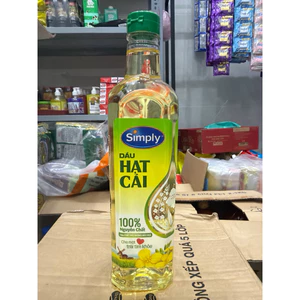Dầu Hạt Cải Nguyên Chất Simply 1L
