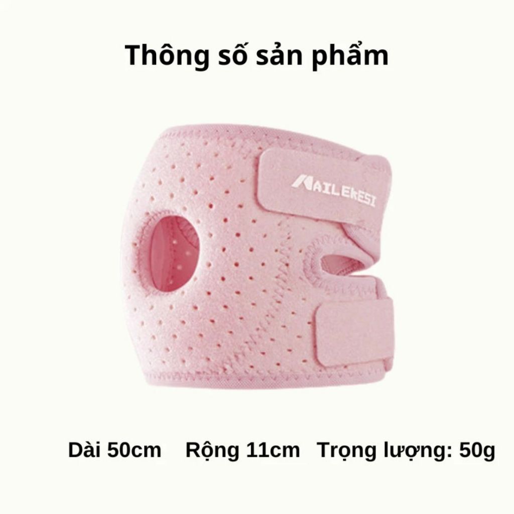 Băng Bảo vệ khuỷu tay Nailekesi, Đai Xỏ Khuỷu Tay, đệm silicon êm ái giúp cố định khớp và phòng chống chấn thương