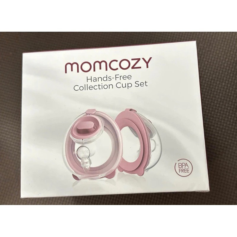 Cup rảnh tay Momcozy V2 hồng nguyên hộp full phụ kiện