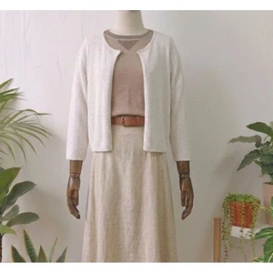 2HAND NHẬT CARDIGAN ÁO LEN GHÉP MÀU THU ĐÔNG