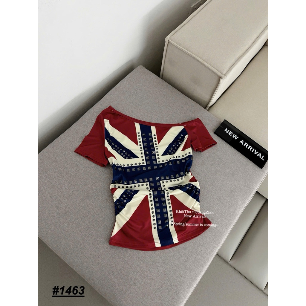 💥 Thun lệch vai mix màu đỉnh của chóp lun 😍 chất liệu co dãn bao mát  Free size