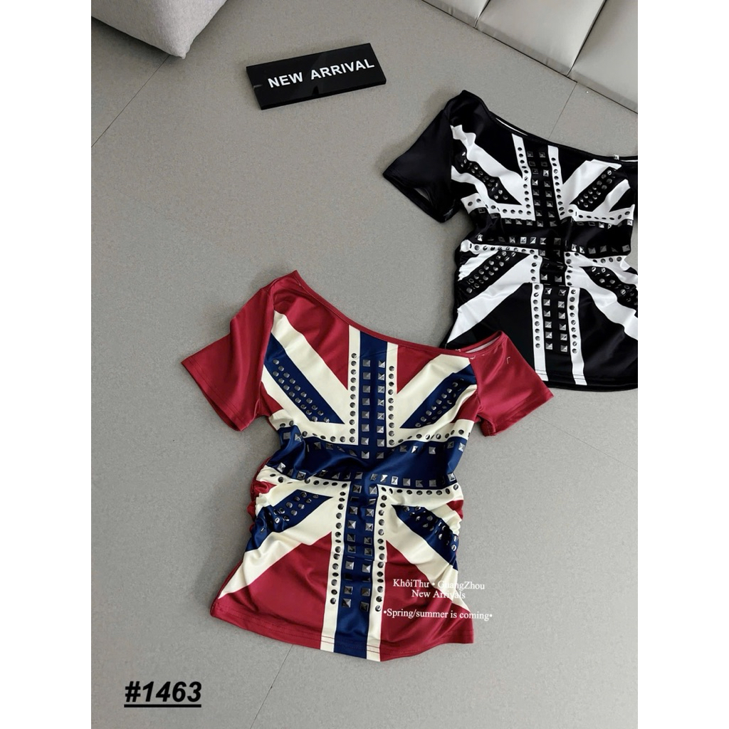 💥 Thun lệch vai mix màu đỉnh của chóp lun 😍 chất liệu co dãn bao mát  Free size