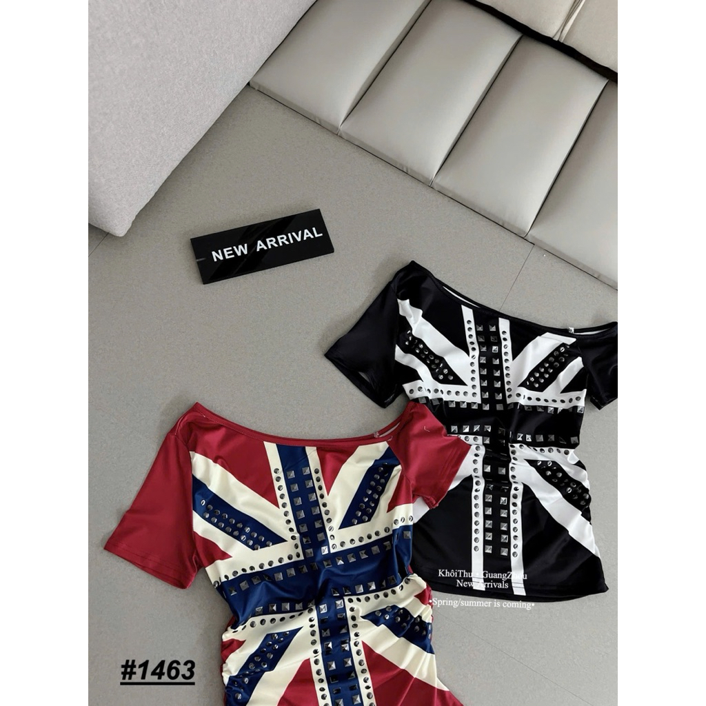 💥 Thun lệch vai mix màu đỉnh của chóp lun 😍 chất liệu co dãn bao mát  Free size