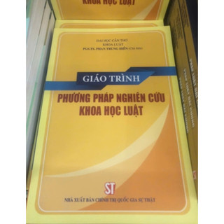 Giáo trình Phương pháp nghiên cứu khoa học ngành luật