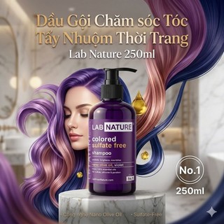 Dầu Gội Chăm Sóc Tóc Tẩy Nhuộm Thời Trang Lab Nature 250ml