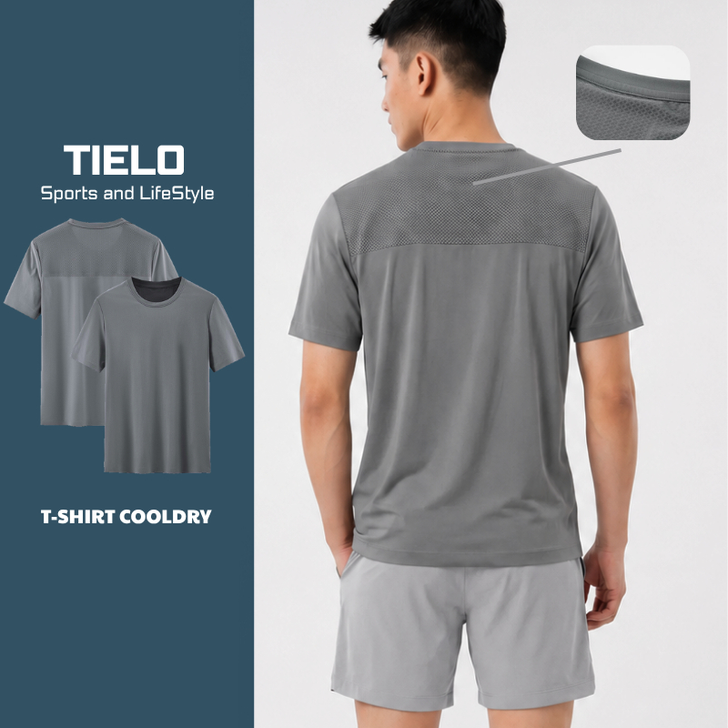 (Deal mở bán) T-Shirt CoolDry - Áo thể thao nam , form Regular fit,  co giãn , thoáng khí , gym , chạy bộ , picklebal