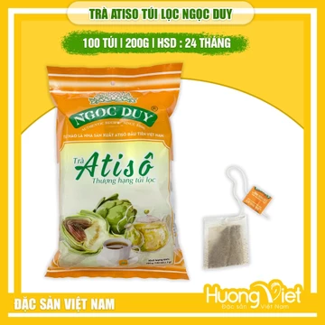 Trà Atiso túi lọc Đà Lạt nguyên chất 100% từ thiên nhiên 200g, trà atiso Ngọc Duy thanh nhiệt, giảo độc, mát gan