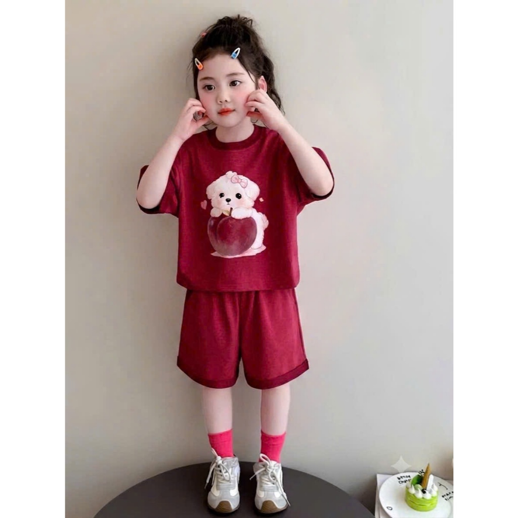 ( COMBO 1-2-3 ) BỘ CÚN ĐÀO BÉ GÁI SZ 14 -43 KG QUẦN ÁO BÉ GÁI MÙA HÈ 2026