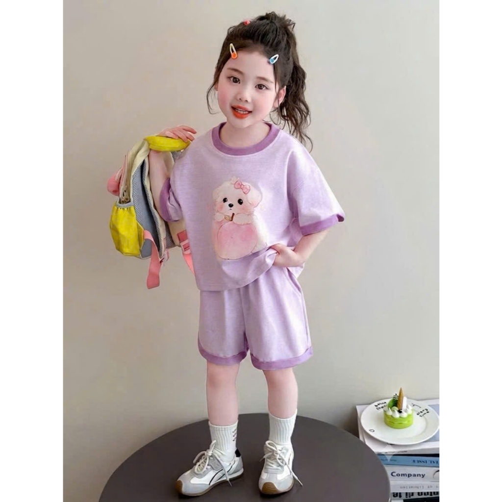 ( COMBO 1-2-3 ) BỘ CÚN ĐÀO BÉ GÁI SZ 14 -43 KG QUẦN ÁO BÉ GÁI MÙA HÈ 2026