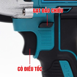 Máy siết bulong Không Chổi Than Makita 20Vmax, Lực siết 380Nm - Bắn Vít Mở Ốc - Tặng 5 khẩu + chuyển bắn vít