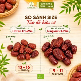 Táo Đỏ Hữu Cơ Ningxia C'LaVie 450g Bổ Dưỡng & Hỗ Trợ Giấc Ngủ