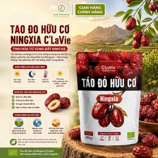 [COMBO ĐẶC BIỆT] Táo đỏ hữu cơ Ningxia C'LaVie 450g (Gói)