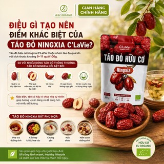 [COMBO ĐẶC BIỆT] Táo đỏ hữu cơ Ningxia C'LaVie 450g (Gói)
