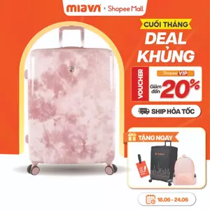 Vali Kéo Du Lịch Heys TIE DYE Rose - Size 20/24/28 inch Nhựa PC Cao Cấp, Dây Kéo Nới Rộng, Khoá TSA, Chính Hãng 100%