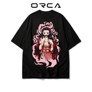 Áo thun Orca in hình Nezuko Kamado Demon Slayer - Vải Cotton cao cấp - ORCA358